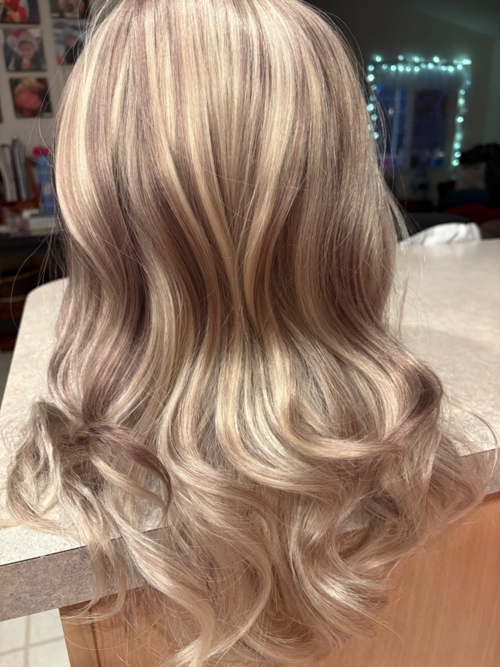 Blonde Balayage Wavy Wig- Natural Blonde Blend